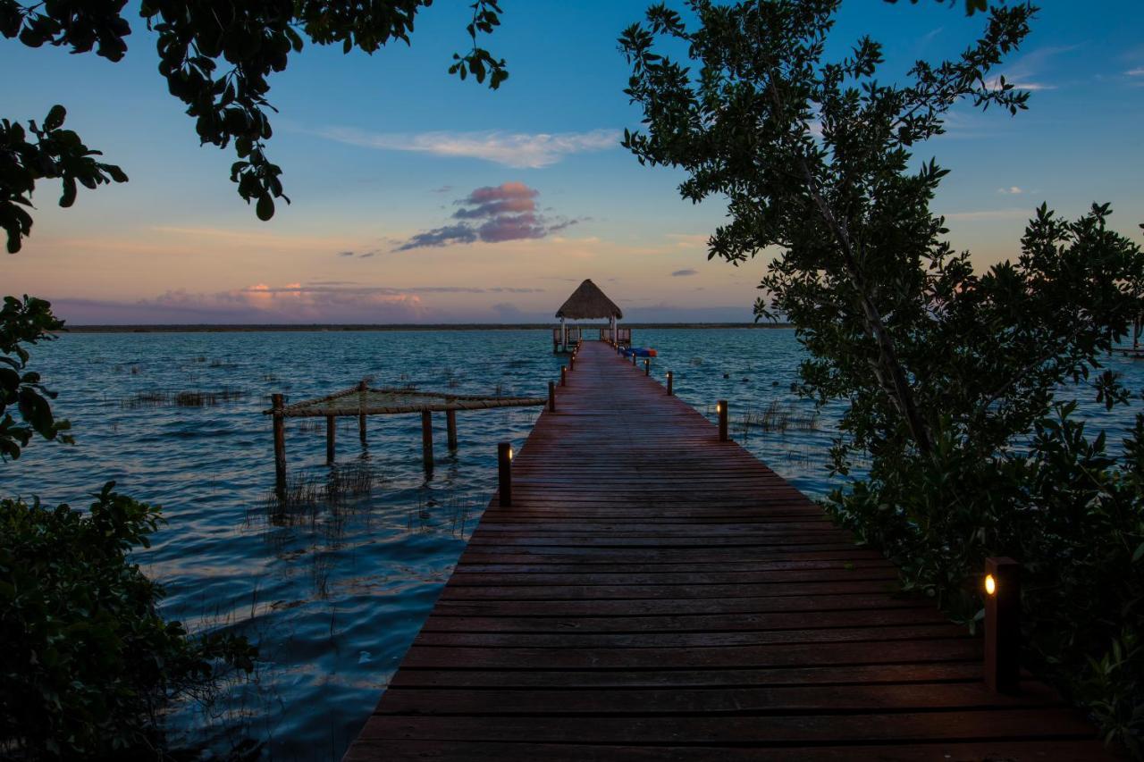 Casa Aakal Lagoon Front Hotel Bacalar Exterior foto